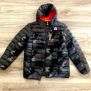 Gerry Packable Puffer w/Hood, Boys Large L 14-16 Winter Jacket, Coat, Like New!